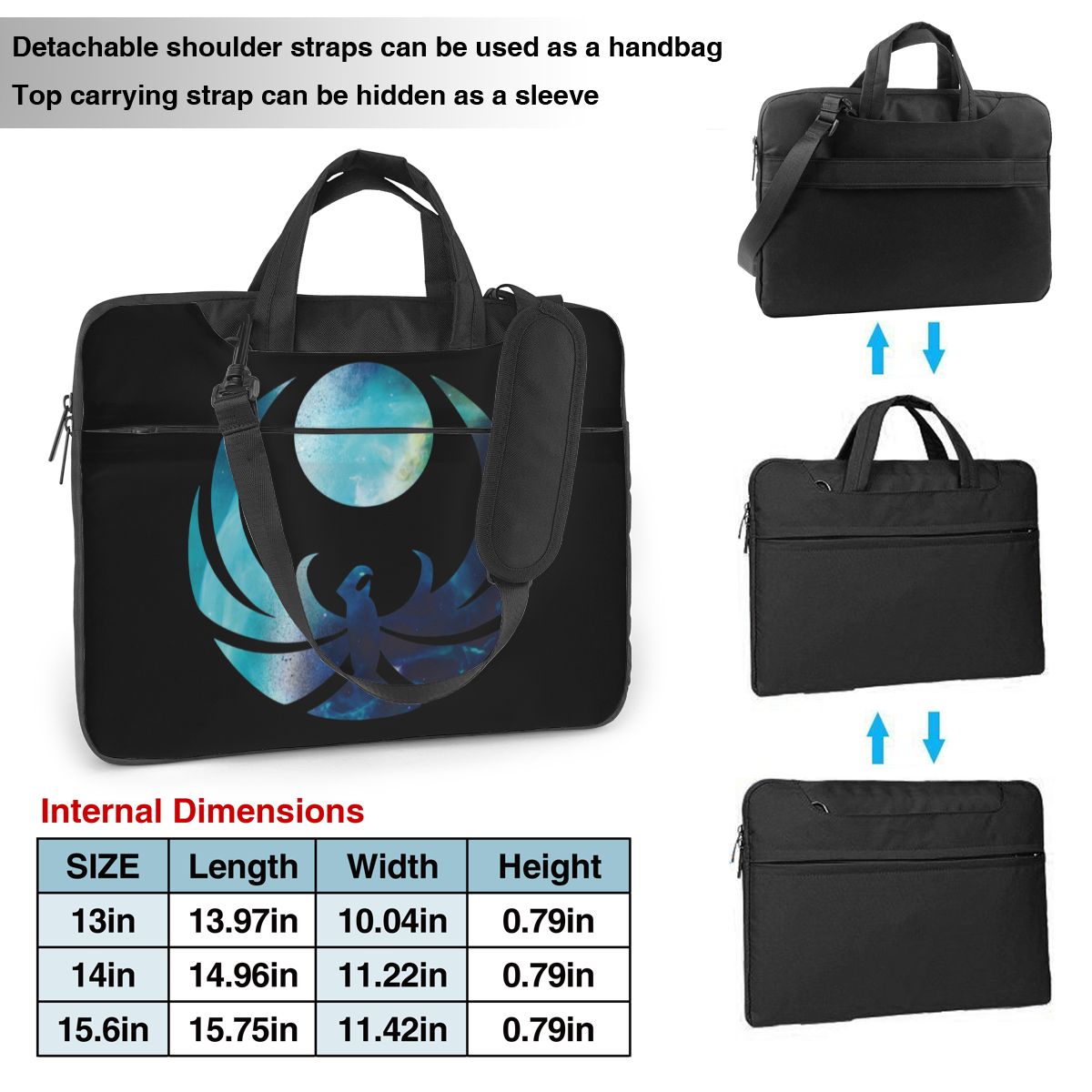 Stealth Laptop Bag Case Travelmate Messenger Computer Bag Carry Stylish Laptop Pouch