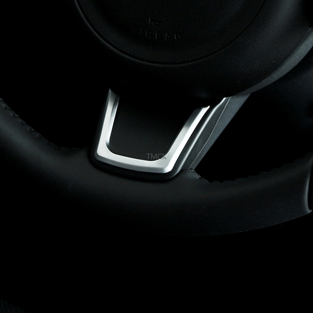 ABS Chrome Car Accessories Interior Steering Wheel U-type Cover Trim Sequin For Jaguar XE X760 XF X260 F-Pace f pace X761 E-PACE