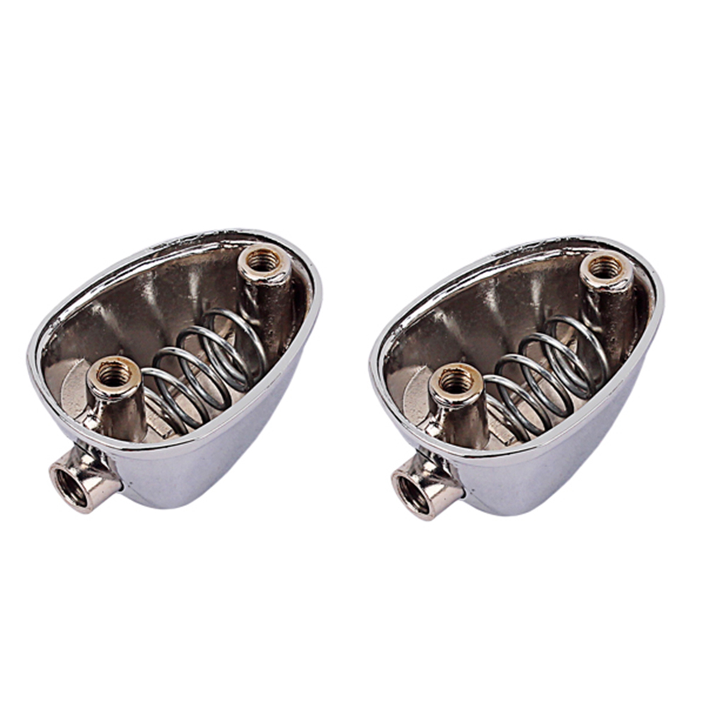2Pcs Single-end Snare Drum Lug Ear Claw Hooks Connector Drum Set Parts Drum Set Accessories Silver