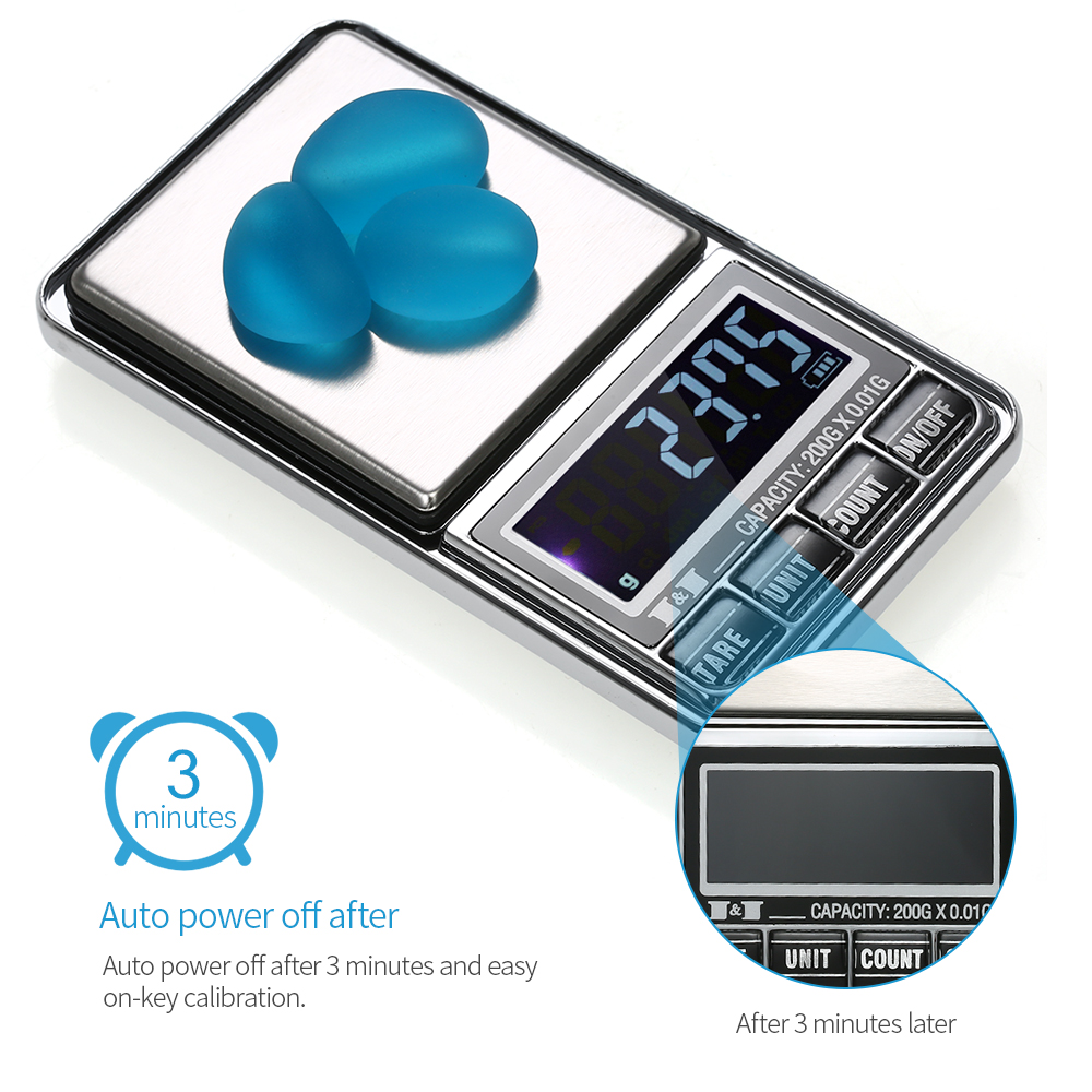 100g 200g 300g 600g 1000g Electronic Scale 0.01g Professional Mini Balance Digital Scale Jewelry Pocket Scale Balance