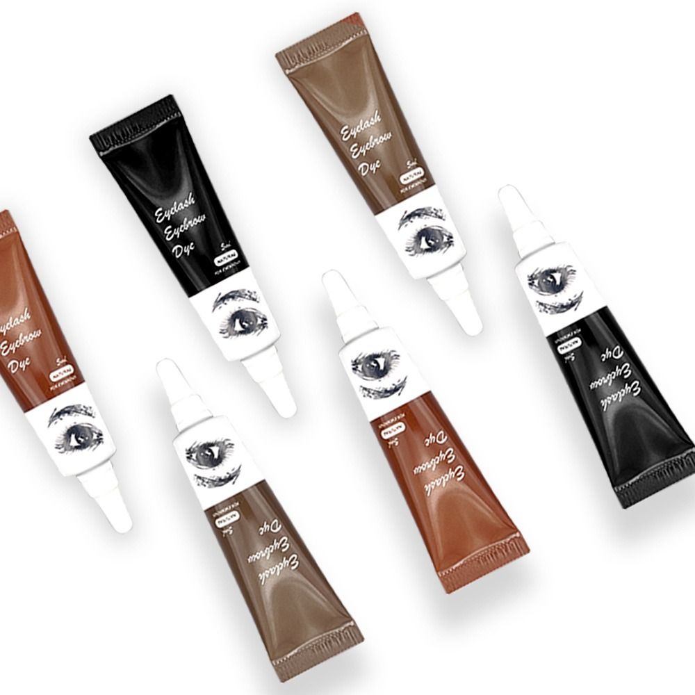 1/2Pcs 2023 New Professional Series Eyelash Eyebrow Dye Tint Waterproof Quick Drying Easy Dye Gel Eyelash Tint Cream Kit