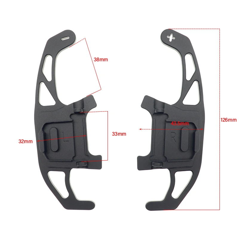 2pcs Car Steering Wheel Shift Paddle Shifter Extended For VW GOLF GTI R GTD GTE MK7 7 POLO GTI Scirocco 2014 2015-2019 2020