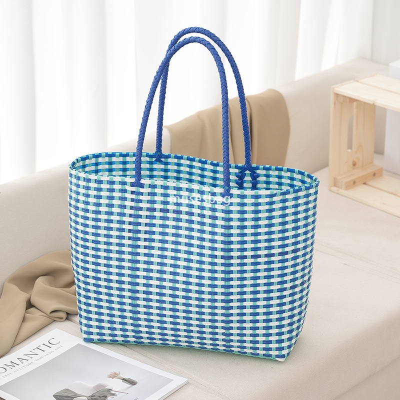 Fashionable Beach bag women's designer classic retro practical large capacity minimalist woven basket pastoral gift bag minimalist packaging bag 