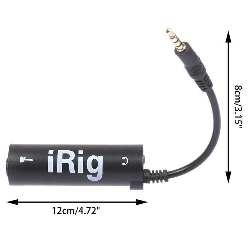 New Guitar Interface I-Rig Converter Replacement Guitar For Phone Guitar Audio Interface Guitar Tuner Guitar Line Irig Converter