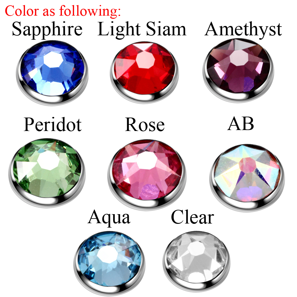 1PC Titanium Gem Dermal Anchor Top Piercing Sexy Vagina Eyebrow Labret Lip Helix Piercings Ear Cartilage Tragus Piercing Jewelry