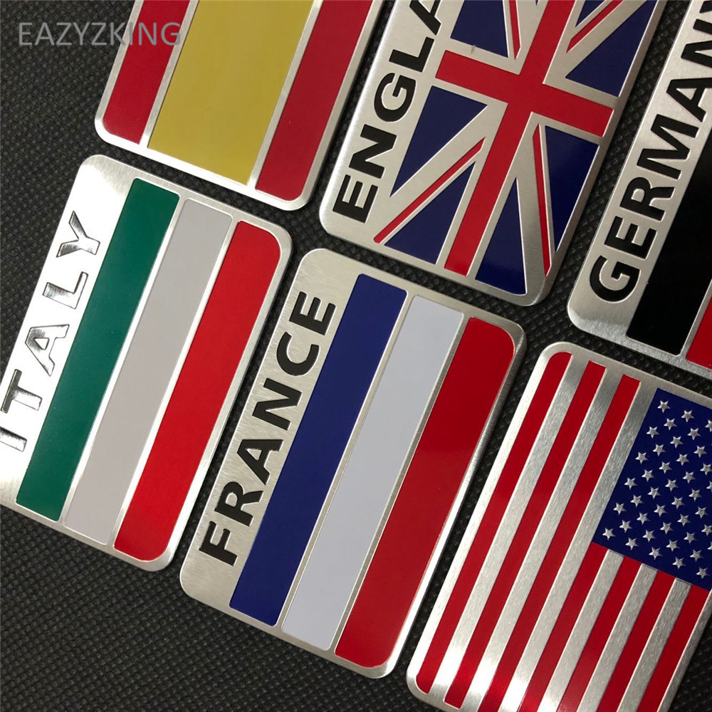 EAZYZKING Car-Styling National Flag Stickers for Land Rover Range Rover Evoque Freelander Discovery