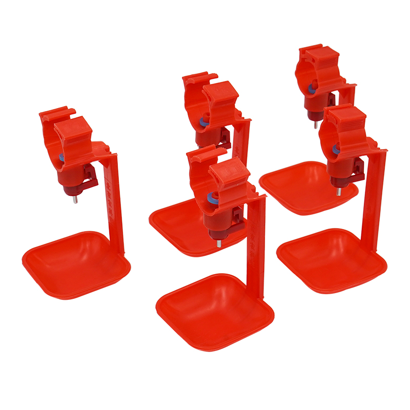 4pcs Poultry Waterer Drinking Cups For Chicken Automatic Drinker Nipple For 25mm Pipes Ball Nipple Poultry Feeding Waterer