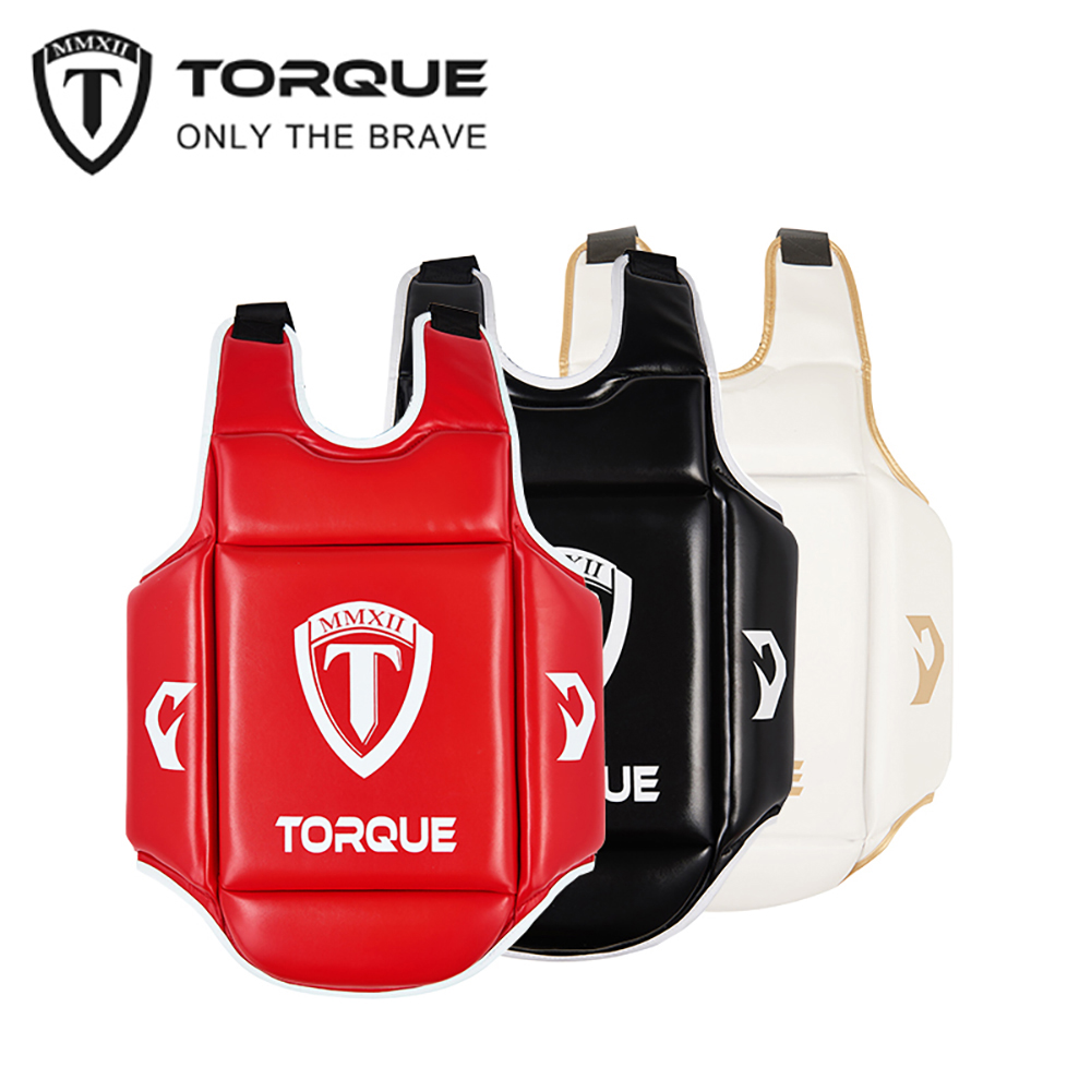 TORQUE Boxing Body Protector Chest Guard Vest Kids MMA Kick Equipment Sanda Martial Arts Taekwondo Training Karate Muay Thai