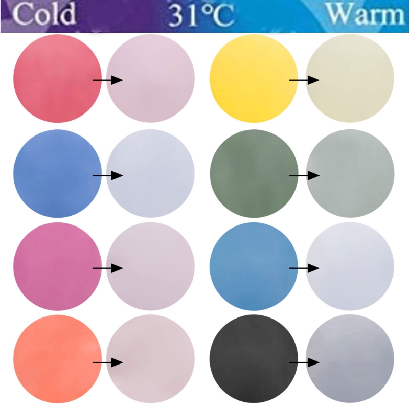 Thermochromic 31 Degree Pigment Temperature Color Changing Powder for Nail Polish Paint Epoxy Resin Art Craft Tool
