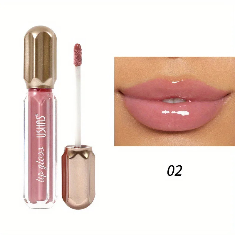 6 Color Mirror Pearl Lip Gloss Waterproof Long Lasting Lipstick Shine Glitter Lip Gloss Women Makeup Cosmetic 240621