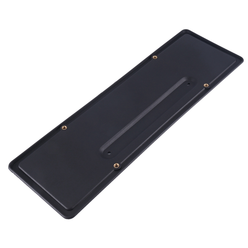1 Piece License Plate Bumper Mounting Holder Bracket 1096848-00-A Rear Black Replacement For 2017-2021 Tesla Model 3