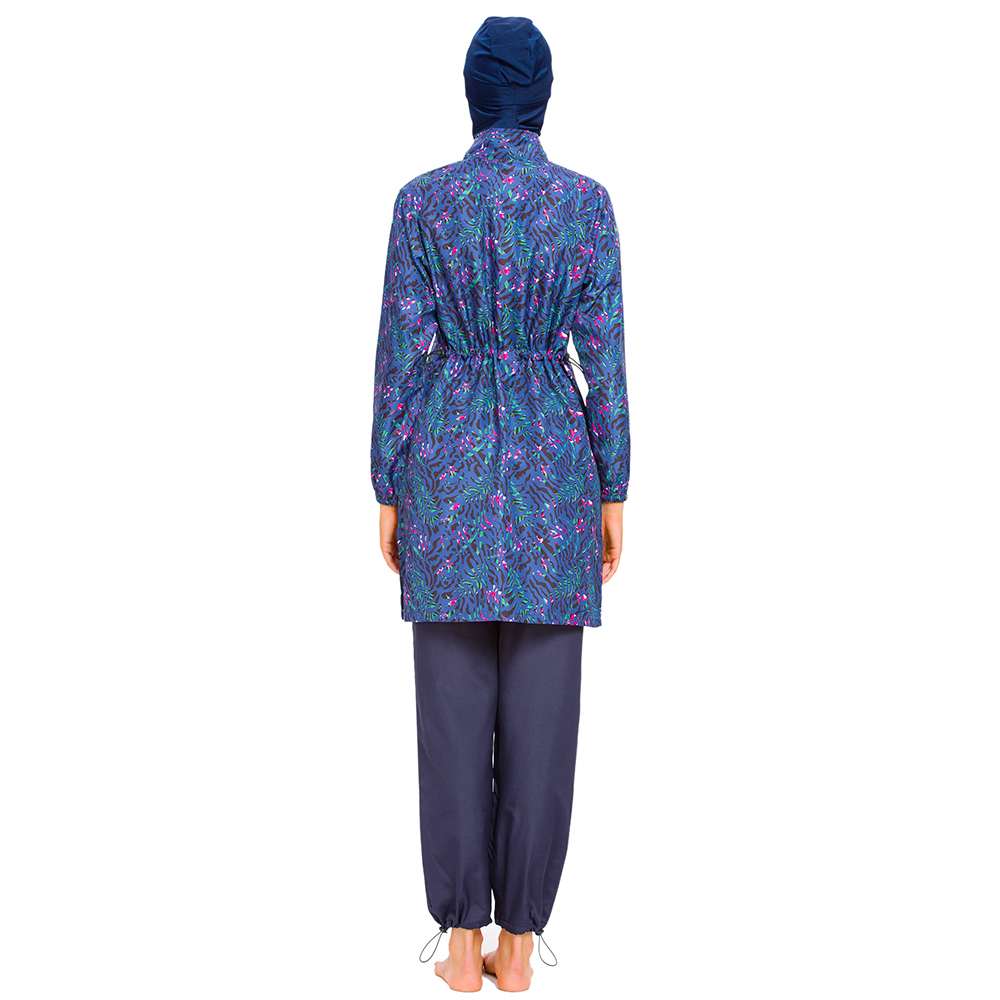 YONGSEN News Women Long Muslimah Hijab Full Cover Swimwears Plus Size Burkinis Modest Clothing Islamic Muslim Swimsuit Separated