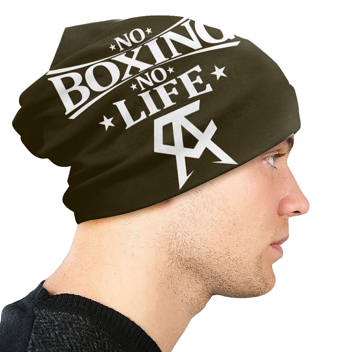 Adult Men's Knit Hat Canelos Alvarez No Boxing No Life Essential 4 Bonnet Hats summer cap Funny Unisex Skullies Beanies Caps