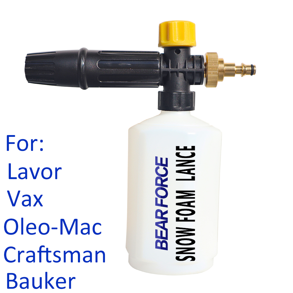 High Pressure Soap Foamer Snow foam lance car clean foam wash nozzle foam maker for Lavor Vax Bauker Lavorwash Pressure Washer