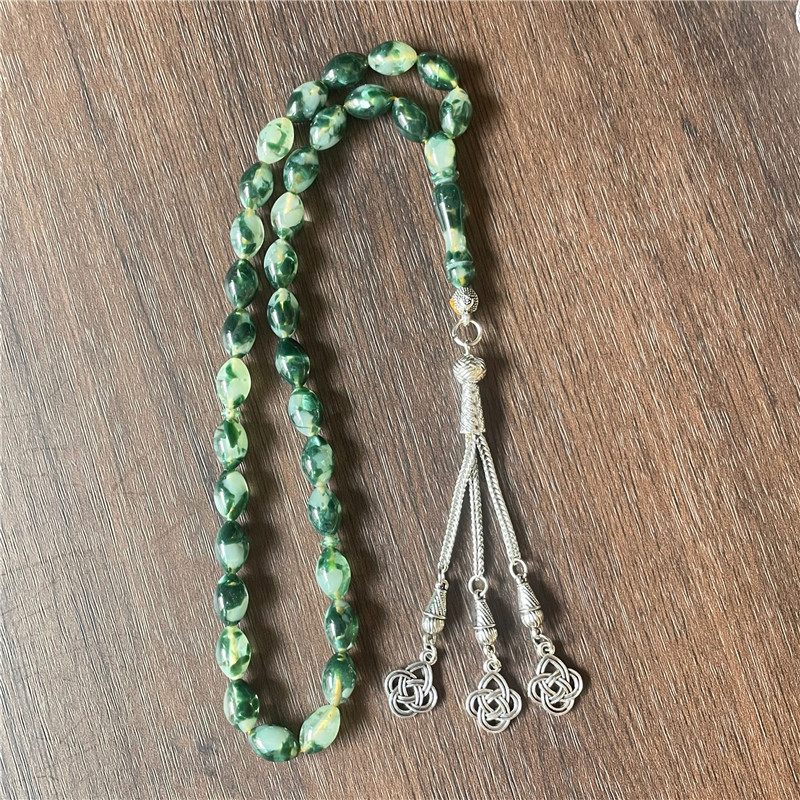JunKang 10 types of oval 33 rosary beads Muslim Islamic religious prayer Men's and women's meditation