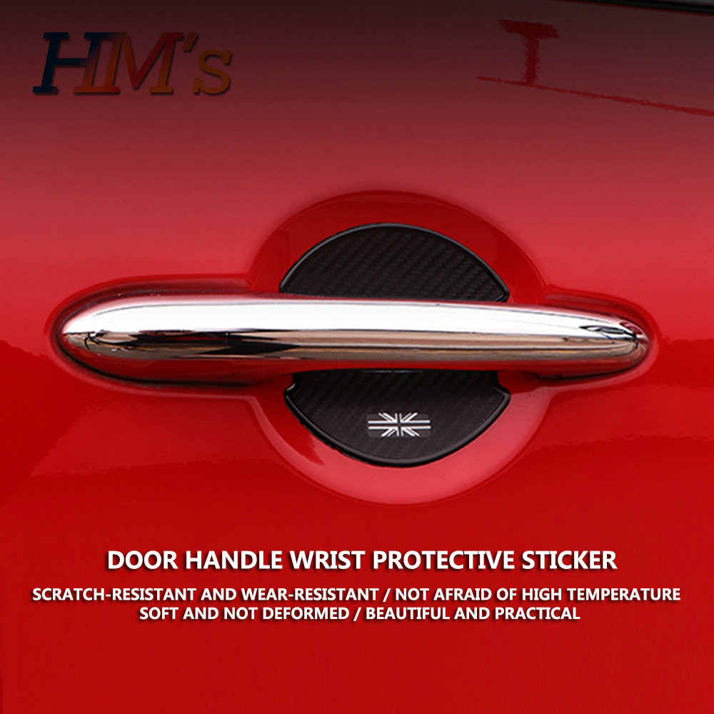 Auto Door Handle Wrist Protector Accessories For MINI ONE Cooper S F54 F55 F56 F60 R55 R56 R60 Car Styling Exterior Anti-Scratch