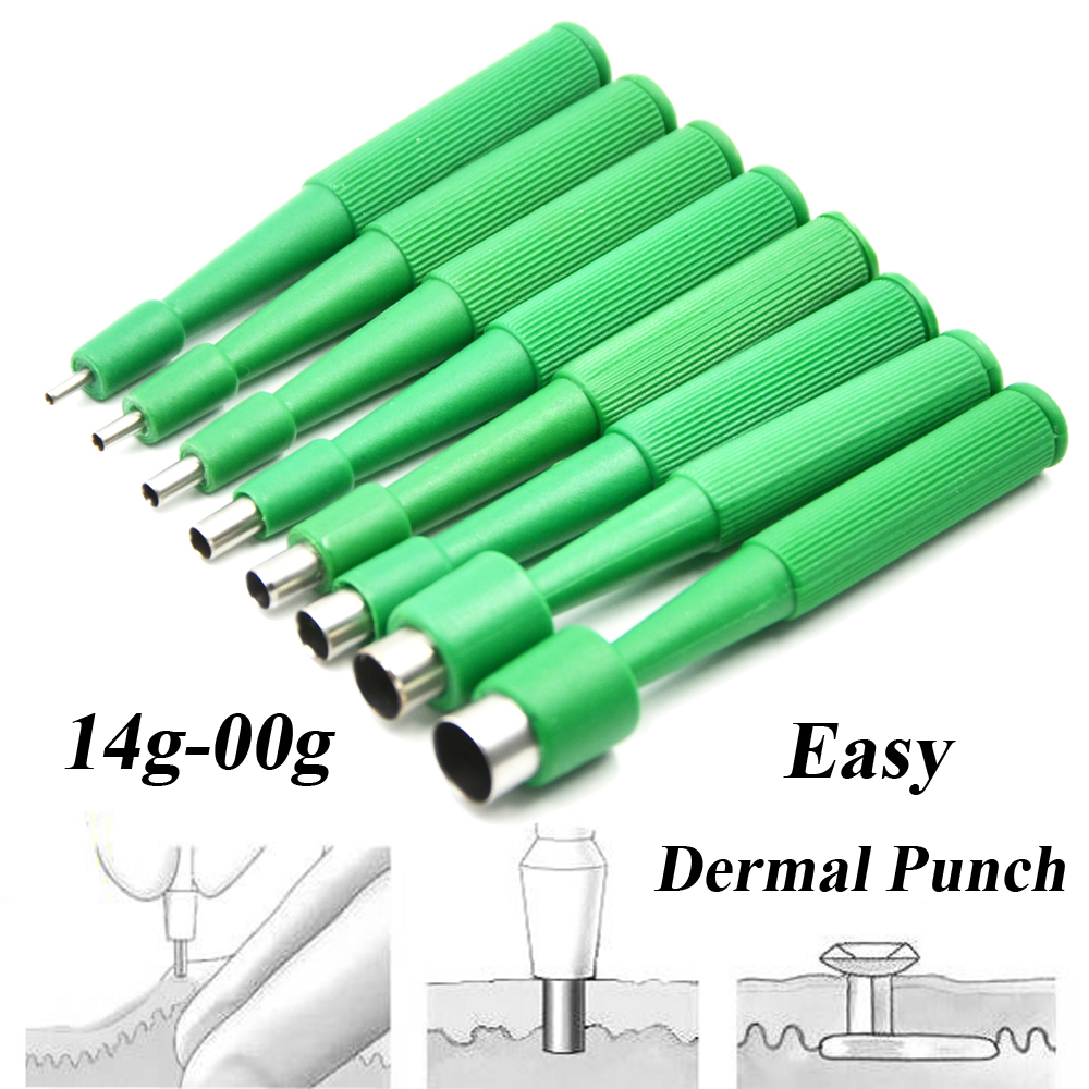1Piece Biopsy Dermal Punch Sterilized Disposable Punches for Dermal Anchors Puncher Piercing Tools