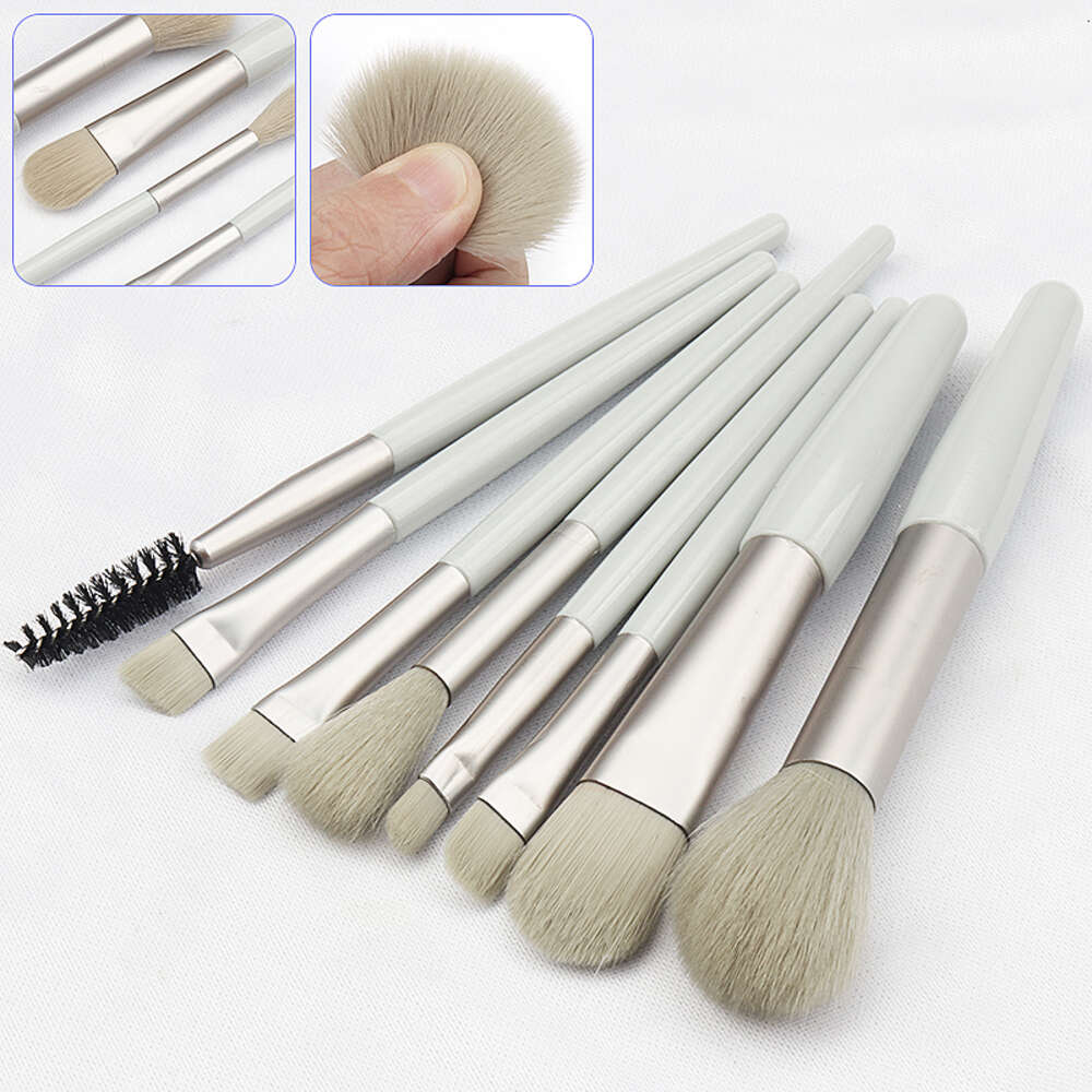 8Pcs Set Makeup Concealer Blush Loose Powder Brush Eye Shadow Highlighter Foundation Brushes Beauty Tools F624-15
