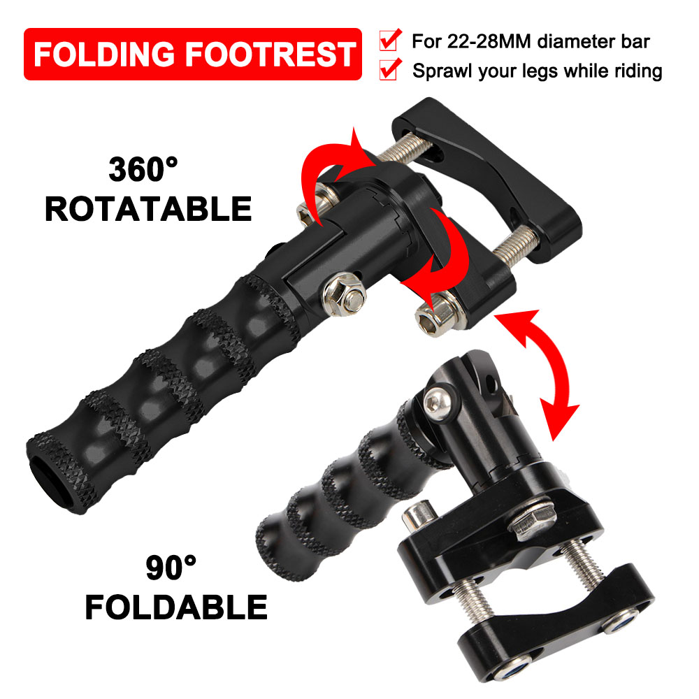 22-28MM Crash Bar Folding Footrests For Suzuki V-STROM 650 1050 XT Highway Footpegs For V-STROM650XT V-strom1050XT ADV Adventure