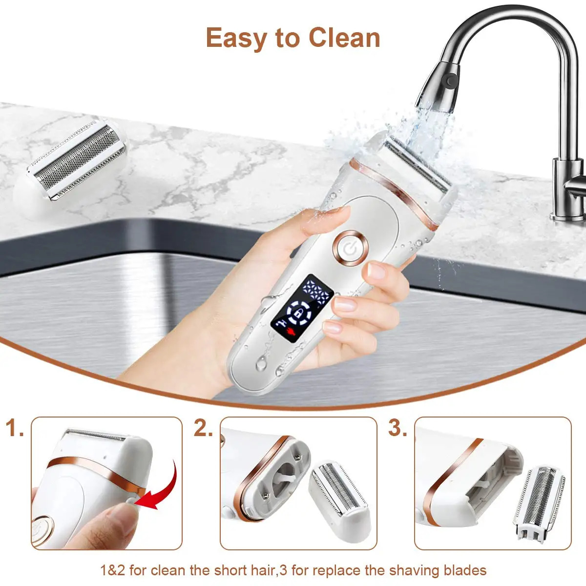 Trimmer for Intimate Haircuts for The Groin Pubic Hair Cuter Armpit Feet Sex Places Zone Cliper Shaving Machine Women Depilation 240624