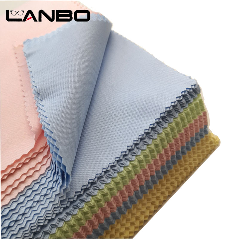 LANBO Individually Packaged 15x15CM Lens Clothes Clean Cloth Microfiber Sunglasses Eyeglasses Camera Glasses Duster Wipes