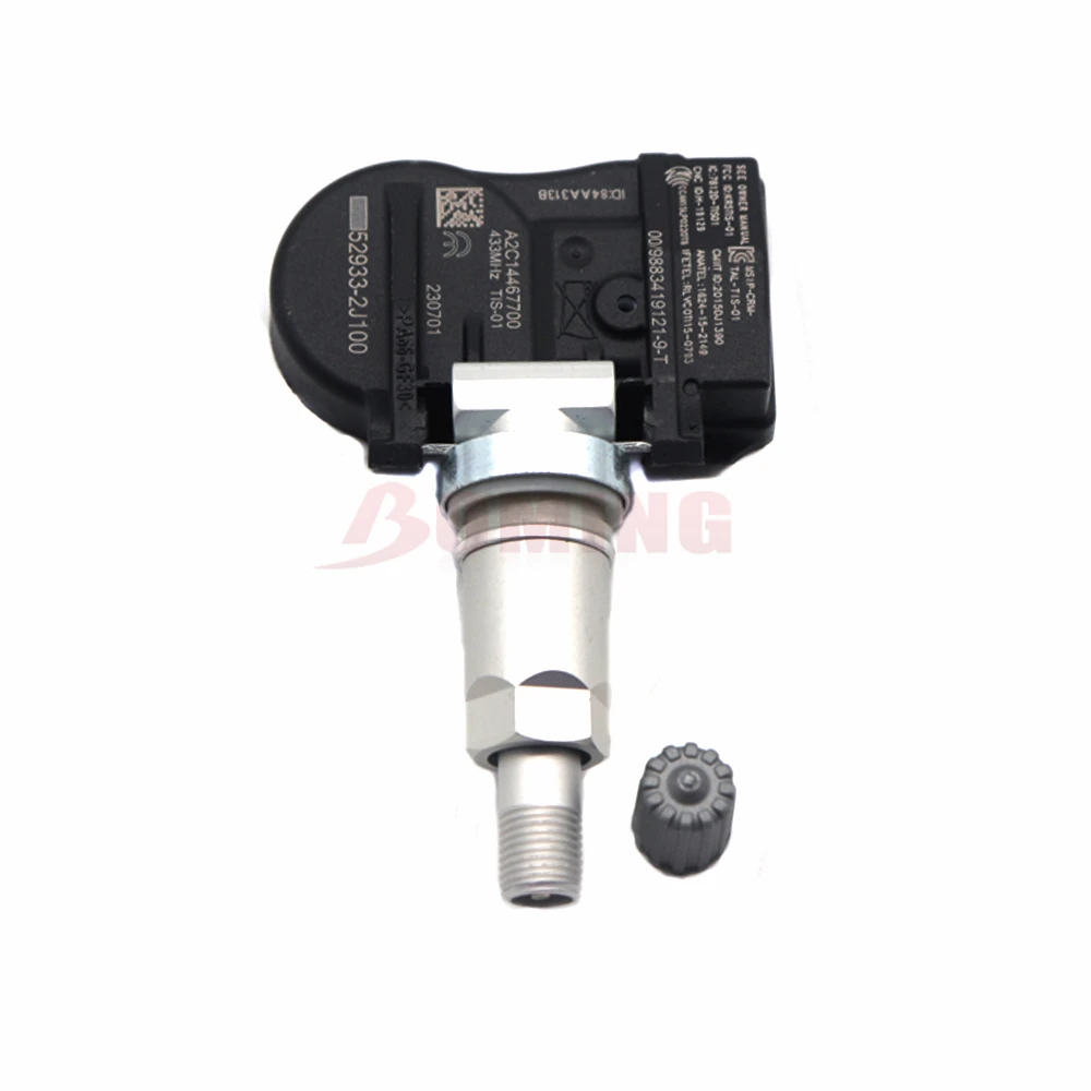 52933-2J100 TPMS Car Tire Pressure Monitoring Sensor For Hyundai Solaris Verna Accent Kia Rio Sorento Ceed Genesis G80 433Mhz