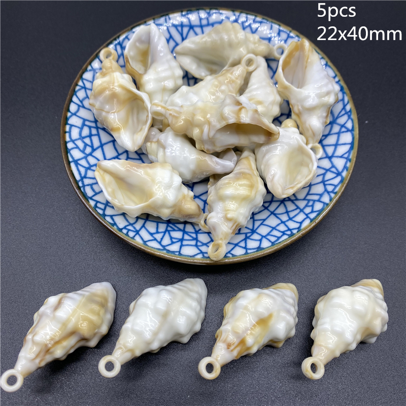15-45mm Starfish Seashell Beach Craft Sea Stars Acrylic Beads For Jewelry Making DIY Earrings Bracelet Necklace Accessories