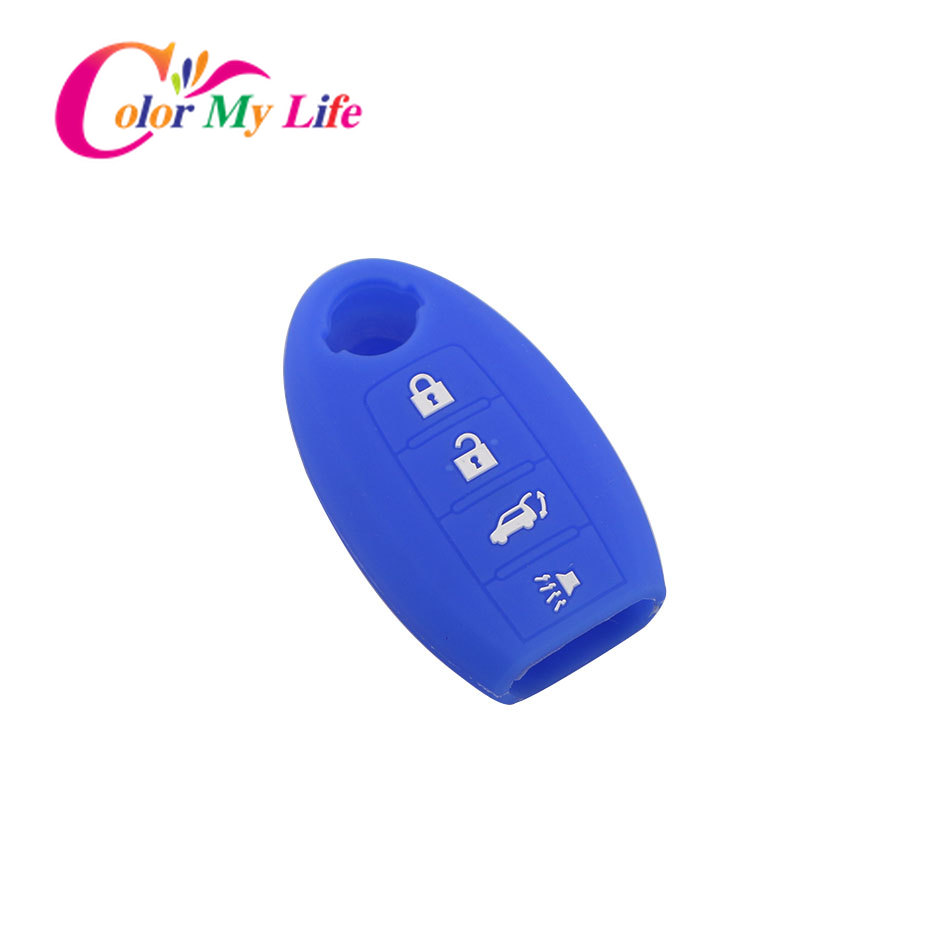 Silicone Car Key Cover Case Fit for Nissan Qashqai X-Trail Juke Maxima Altima Versa Sentra Sunny Sylphy Teana Car Styling