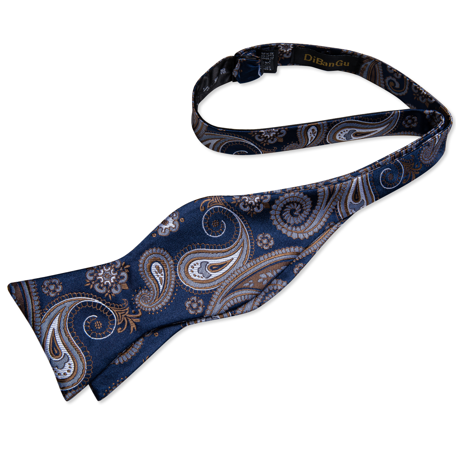 Men BowTies Silk Homme Floral Blue Bow tie Cufflinks Hankerchief 3pcs Set For Wedding Party Prom Formal Suit Accessories Tuxedo
