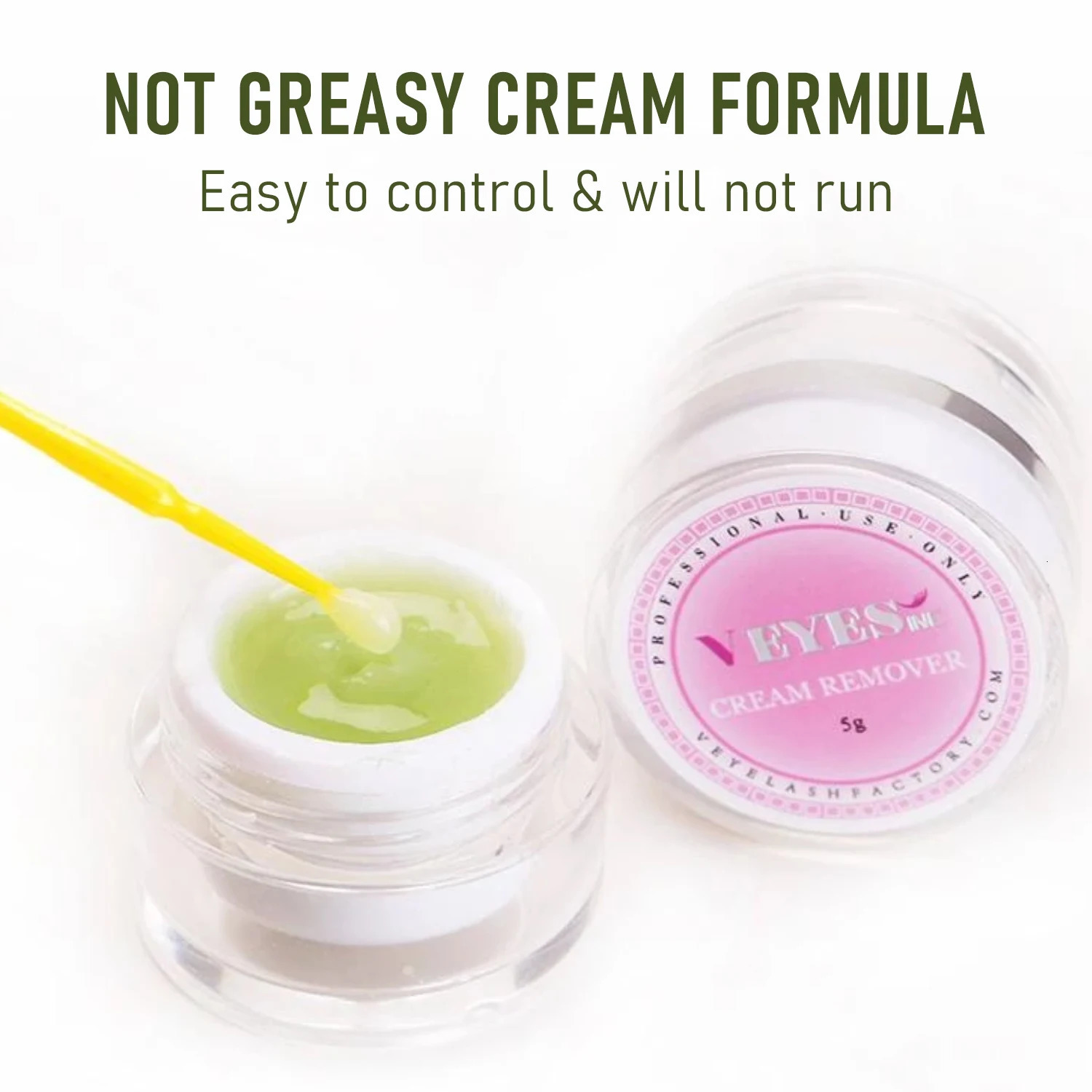 Veyes Inc Eyelash Extensions Cream r Veyelash Aloe Ingredients Eyelashes Glue r soft Gentle r For Makeup 240624