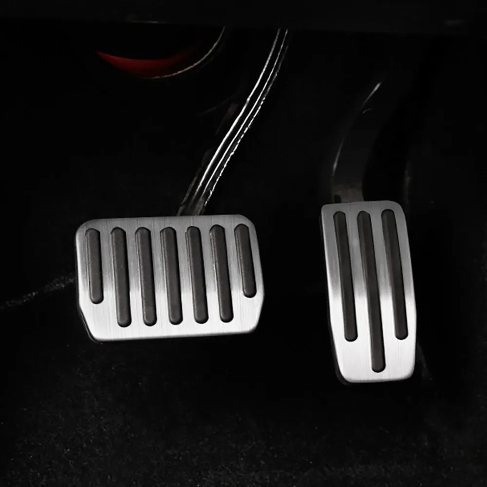 Model 3 Aluminum alloy Foot Pedal for Tesla Model Y 2023 Car Accelerator Gas Fuel Brake Rest Pads Mat Cover Accessories Styling
