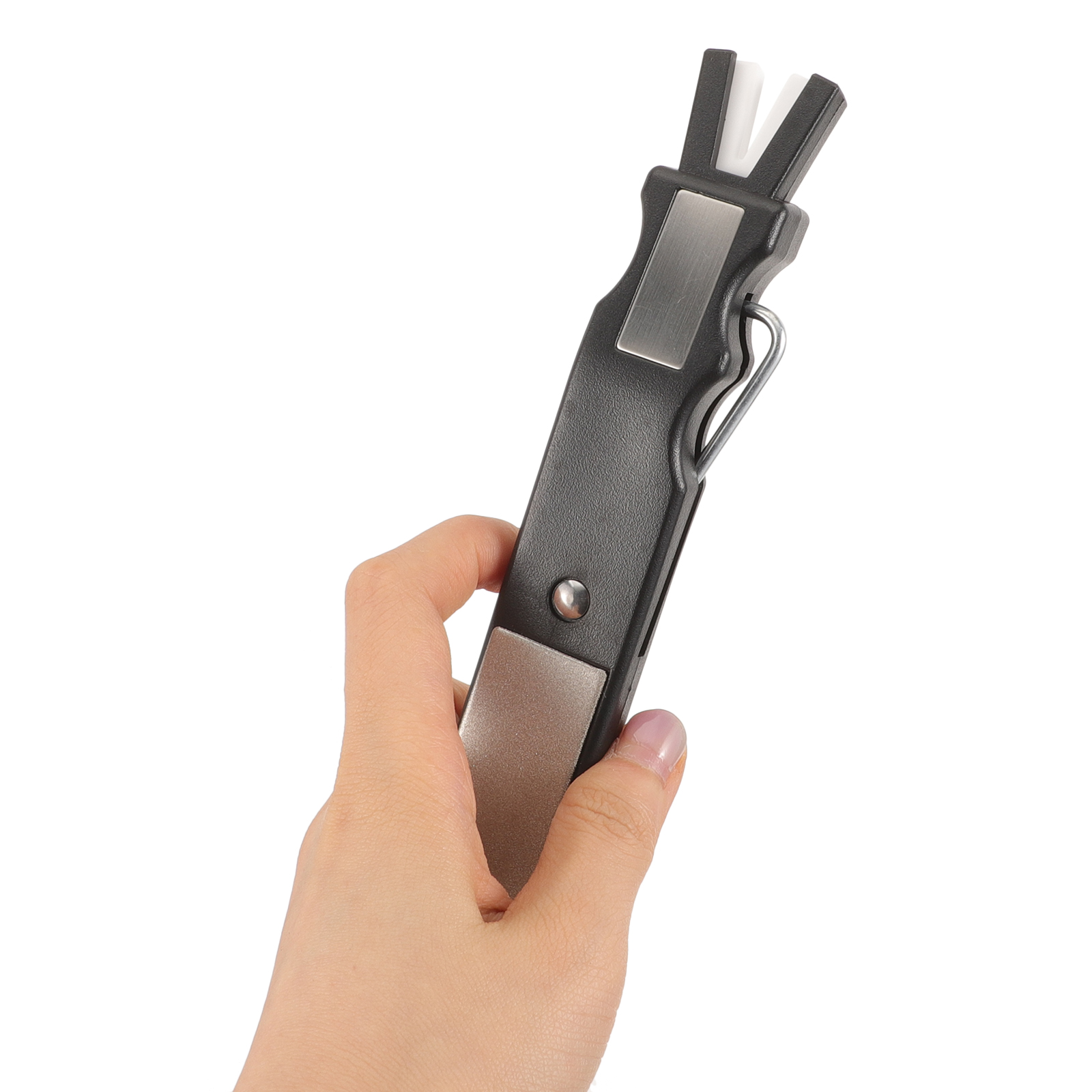 Ski Tool Sharpener for Grinding Ice Hockey Shoes Blade Whetstone Skate Knife Sharpening