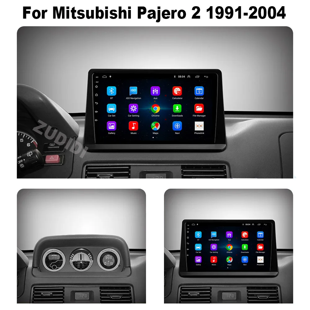 Android 13 For Mitsubishi Pajero Gen2 Montero V31 V32 V33 V43 Car Radio Audio Multimedia Stereo DVD Player GPS Navigation