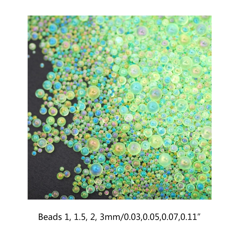 50g UV Resin Bubble Beads Water Droplet Microbead Decorative Filling Filler DIY Resin Crafts Jewelry Pendant Making Supplies