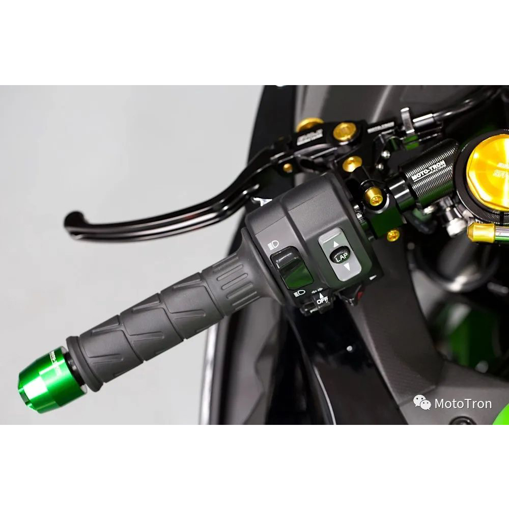 MOTO-TRON Motorcycle Racing Refit Clip On Handle Bars Front End Upper Top Clamp For KAWASAKI ZX4R ZX-4R/SE ZX4RR NINJA-4R