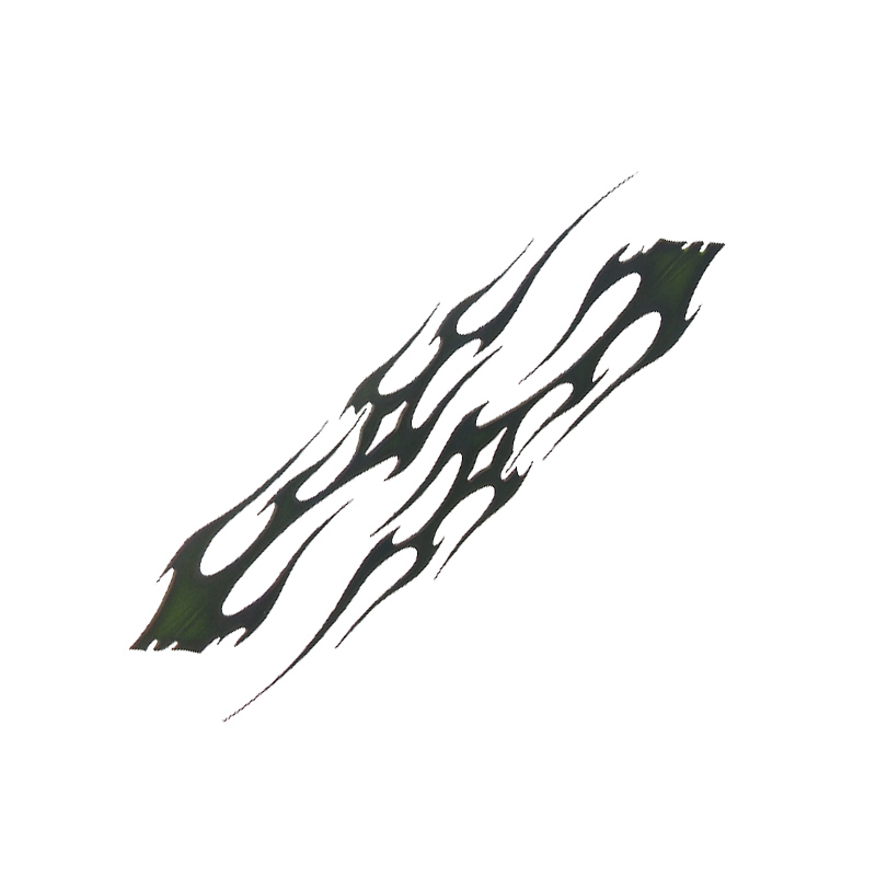 39CM Big Size Flame Decal for Auto Car Motocycle ATV Vehicle Waterproof Fire Sticker Car-styling
