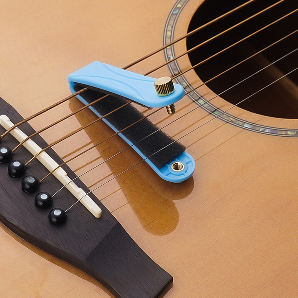 Guitar Silencer String Guitar Mute Built-in Soft Sound Sponge Bass Guitars Muffler Silencer Professional for Bass Guitar Ukulele