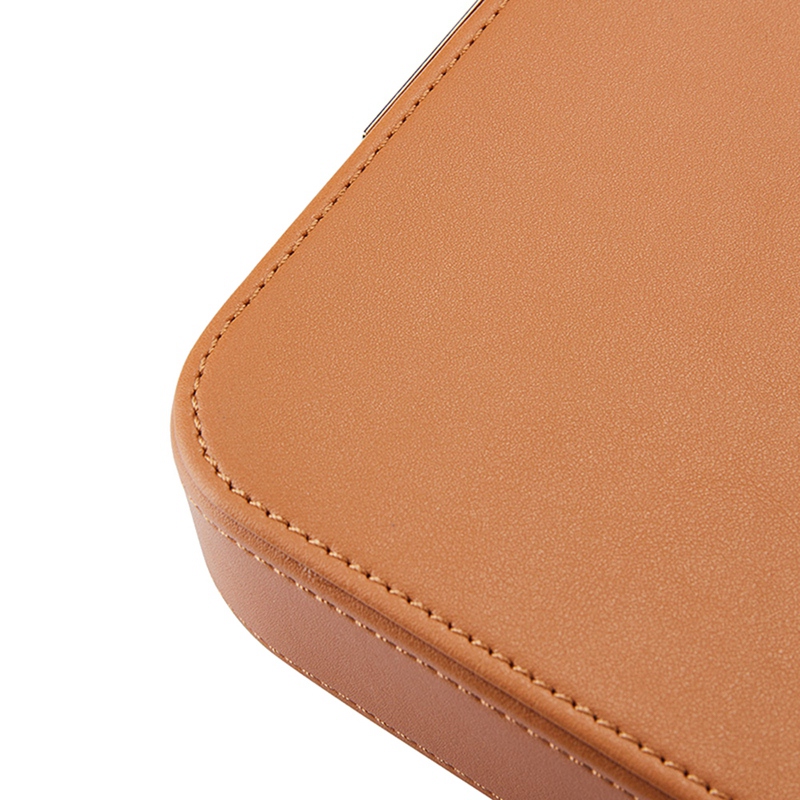 Leather Desktop Storage Tray Square Storage Key Tray European Jewelry Leather Drawer