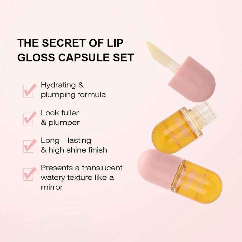 Long Lasting Lip Plumper Oil Instant Volumising Enhancer Lip Serum Collagen Lips Volume Lipgloss Sexy Cosmetic Volume Increases 240621