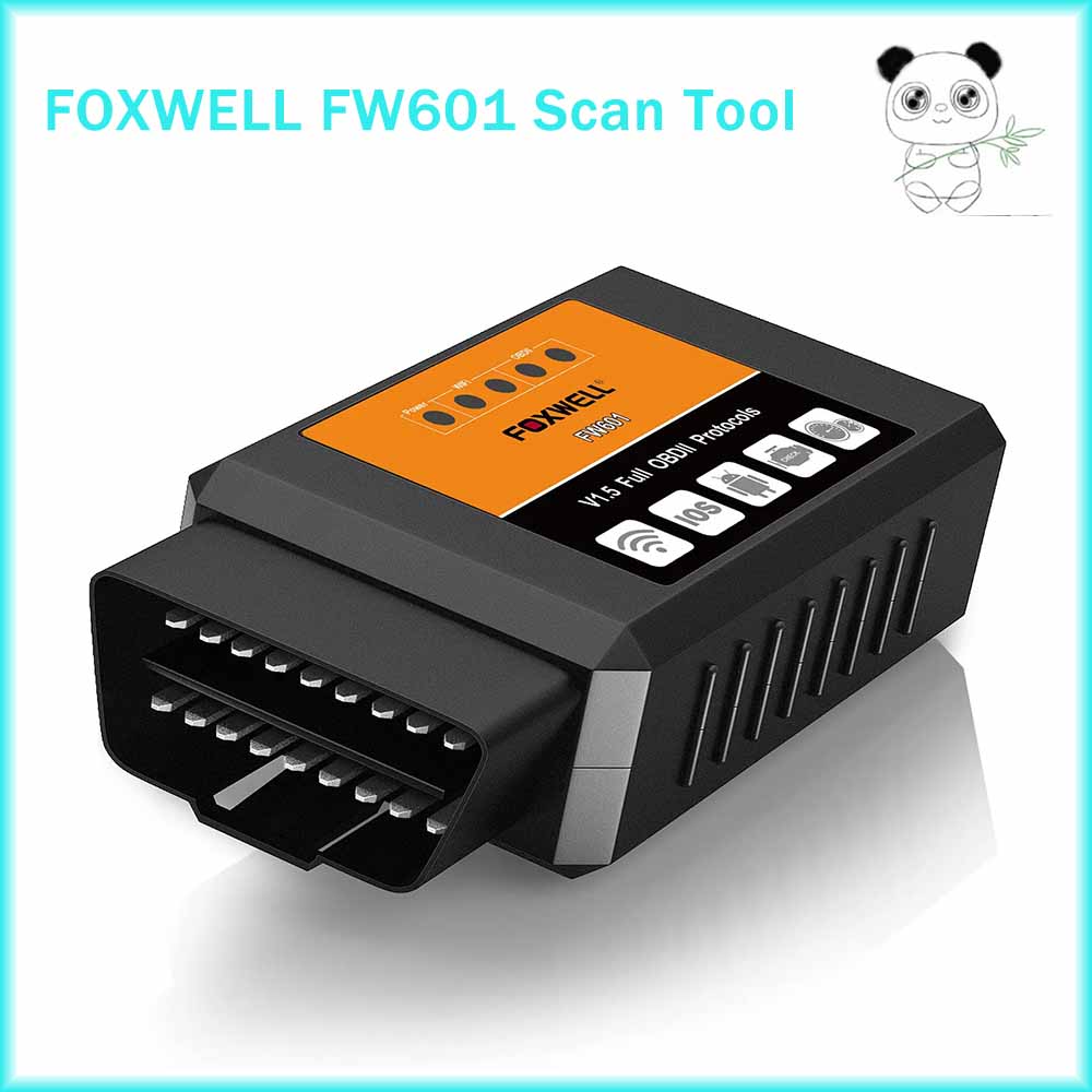 FOXWELL FW601 OBD2 WIFI Bluetooth ELM327 V 1.5 PIC18F25K80 Scanner for Android /IOS ODB2 OBD2 Code Reader Car Scan Tool ELM327