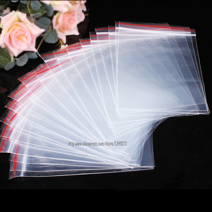 Mini 5c Plasti Zip lock Jewelry Packaging Bag Gift Bag PE Zip top Bag Jewelry Packing Pouch with 4x6 5x7 6x6 7x10 8x12 x 9x13