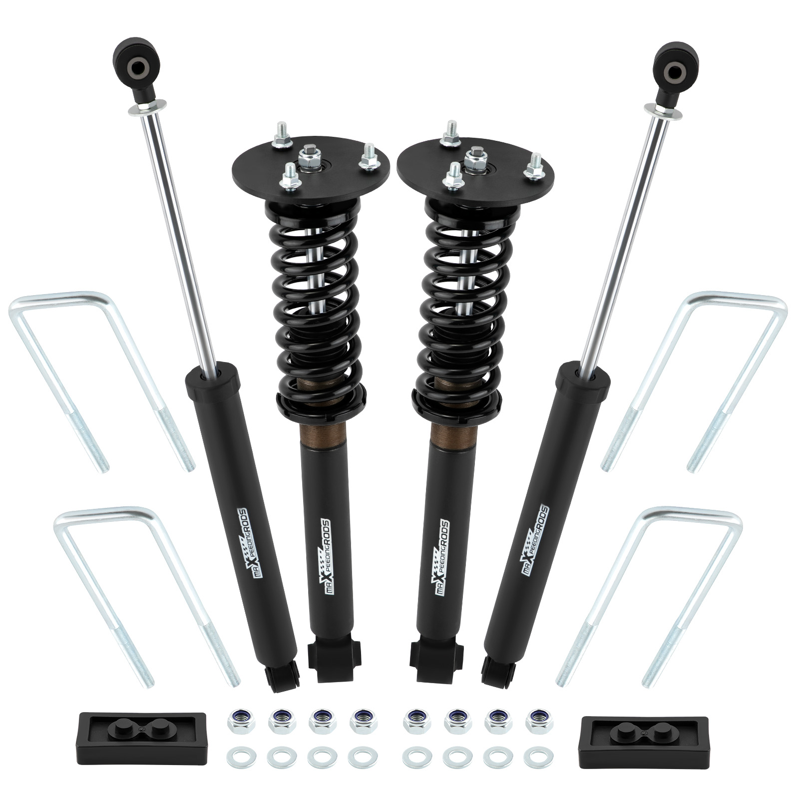 maXpeedingrods 2in Leveling Lift Kit Struts + Shock For Ford F150 4WD 2009-2013