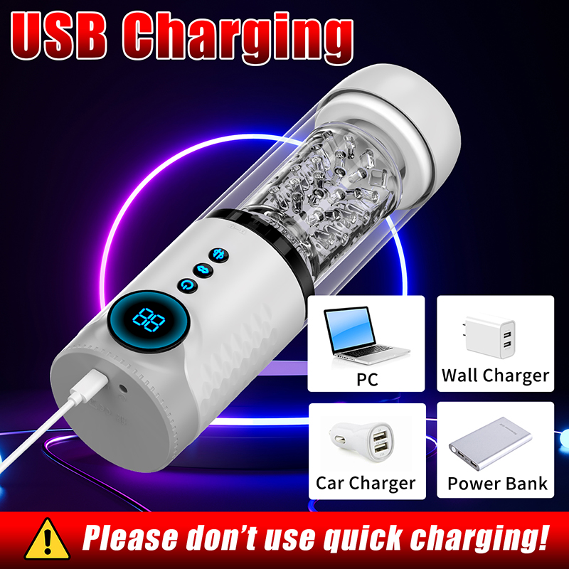 Automatic Sucking Thrusting Rotating Male Masturbator Cup Pocket Pussy Vagina Blowjob Stroker With Voice Pocket Pussy Sex Toys