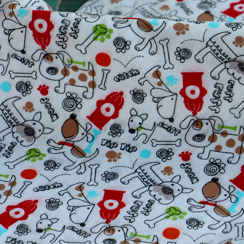 New Cartoons Kids Twill Cotton Fabric,Patchwork Cloth for DIY Sewing Quilting Fat Quarters Material For Baby&Child