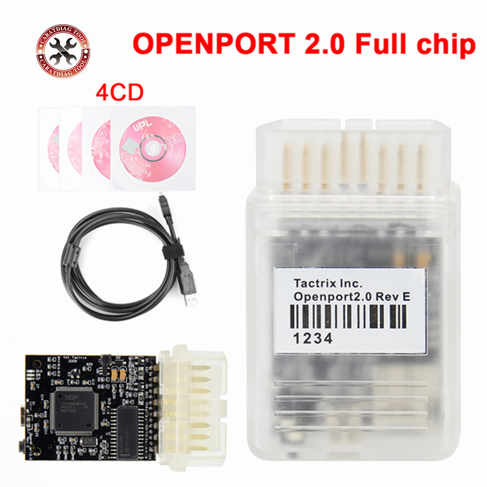 Full Chip Tactrix Openport 2.0 ECU FLASH open port 2.0 For T-oyo-ta For JLR Chip Tuning OBD2 Car Diagnostic Auto Scanner