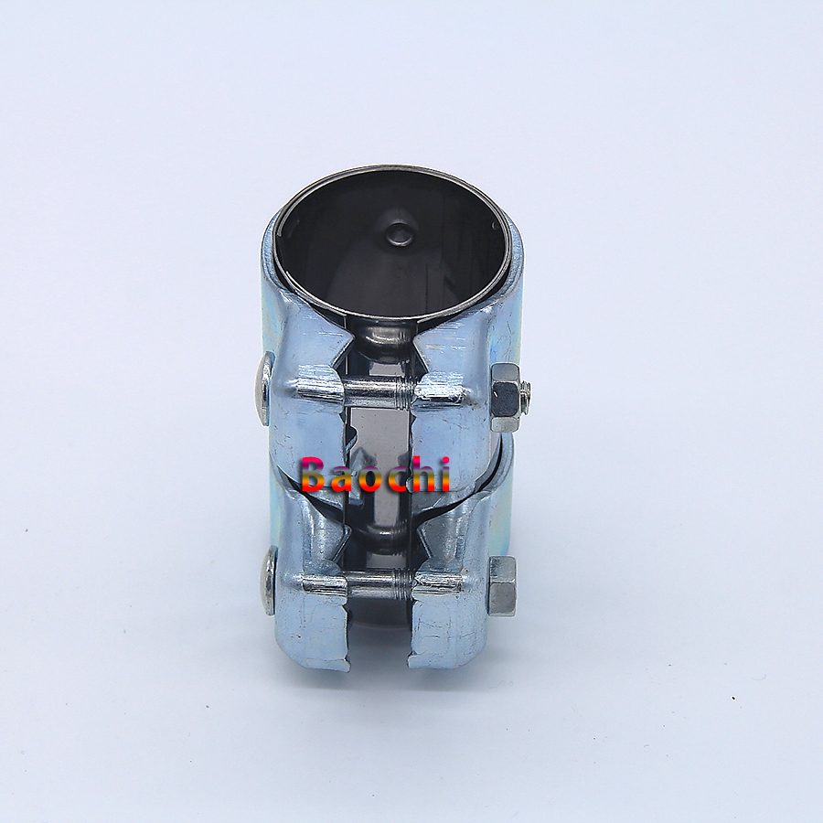 Car Exhaust Clamp Bolts Muffler Pipe Connector Downpipe Flanges 50*95mm 1K0253141A 18307560777 For Audi A1 A3 Bora Golf Magotan