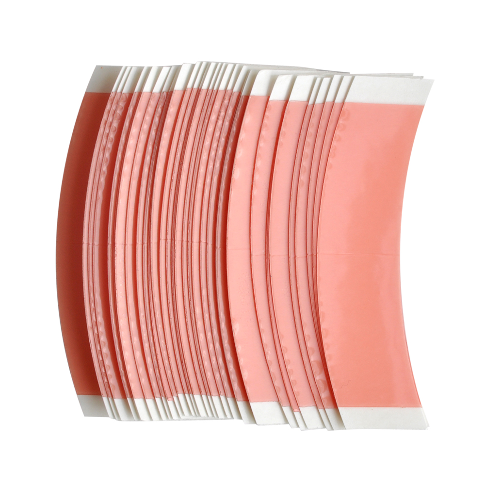 36pcs/bag Red Duo-tac Lace Wig Tape Double Adhesive Tape Strips Wig Tape For Toupee/Lace Wig Professional Hair Accessory