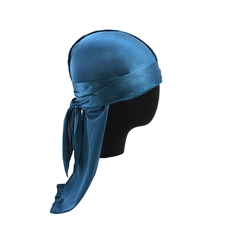 Unisex Durag Breathable Cap Bandana Do Doo du rag Men Biker Head Wrap Long Tail Cap Women Chemotherapy Hat Hair Accessories