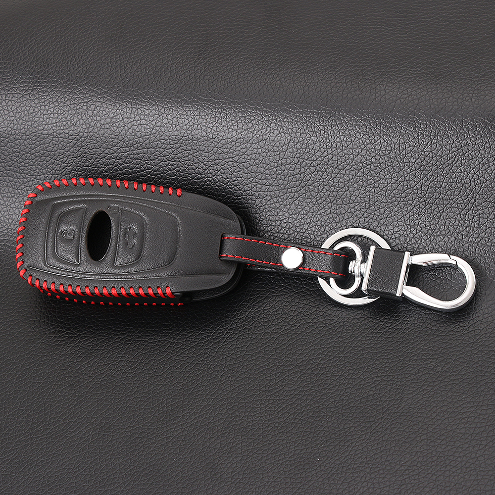 Leather Car Smart Key Fob Case Protector Holder Cover Skin for Subaru Legacy Impreza Forester Xv Trezia BRZ Wrx Levorg Outback