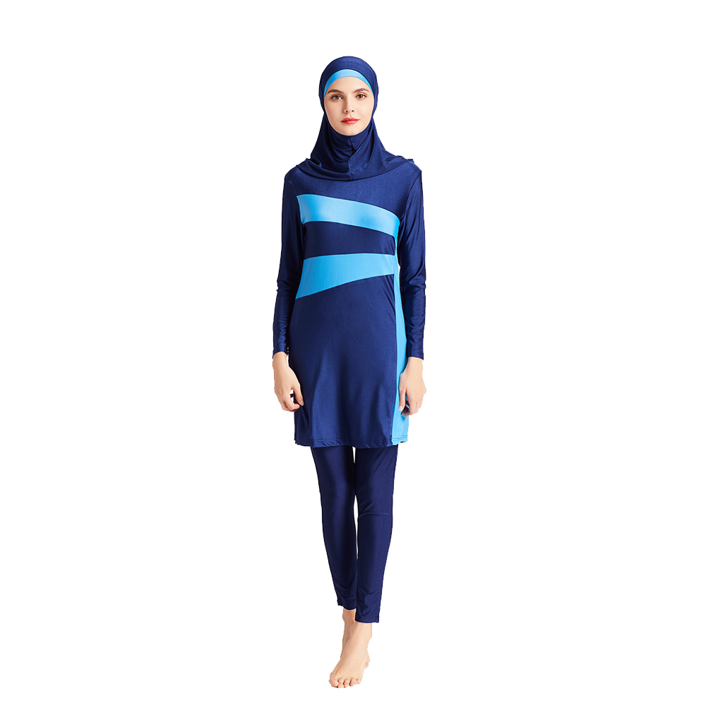 YONGSEN NEW Muslim girl Swimwear Three-Piece Set Swimsuit Bathing Set Muslim Swimwears Bathing Suit Children Modest Burkinis